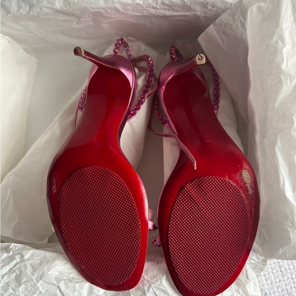Metallic Pink Christian Louboutin Sandals Size 11 *AUTHENTIC* - Picture 3 of 6
